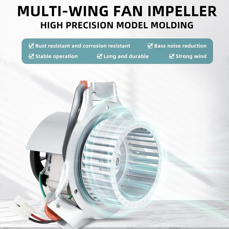 Criditpid HC21ZE126A J238-112-11203 Furnace Draft Inducer Motor Kit for Carrier Bryant Payne Furnace. - Image 4